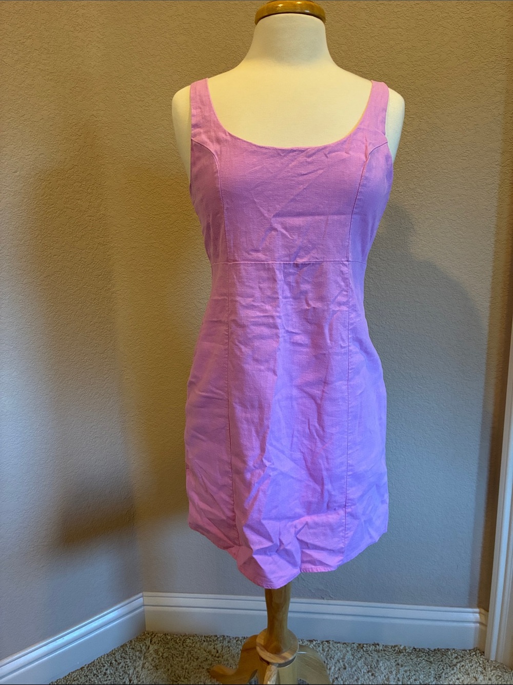 Cotton On Light Purple Sleeveless linen Blend Dress size M
